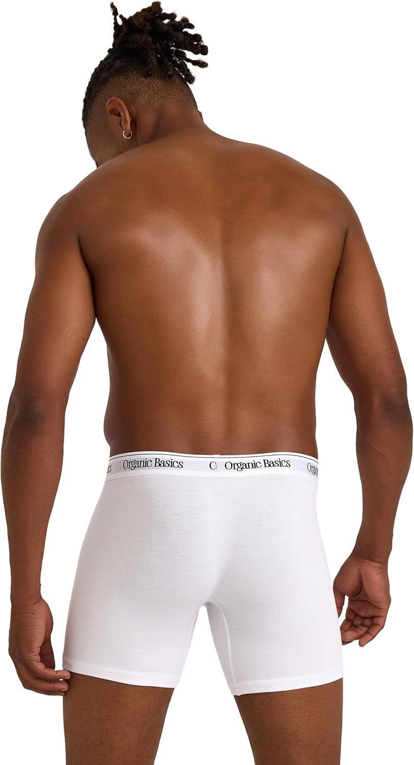 Organic Basics mens Easy Organic Cotton Boxer Brief Underwear 3-pack - Image 3