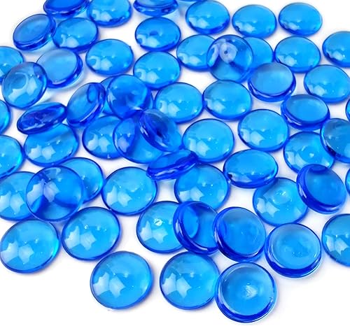 HappyFiller 630 PCS Canicas Planas de Acrílico Gemas de Cristal Falsas para Rellenos de Jarrones de Vidrio, Manualidades, Confeti de Fiesta, Centros