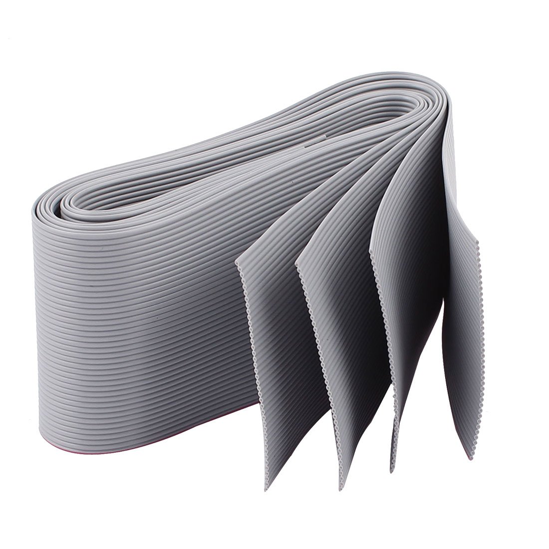 Aexit 4Pcs 0.5M Cleaning Brushes 40-Pin IDE PATA Extension Flat Cable Antistatic Brushes Wire Gray