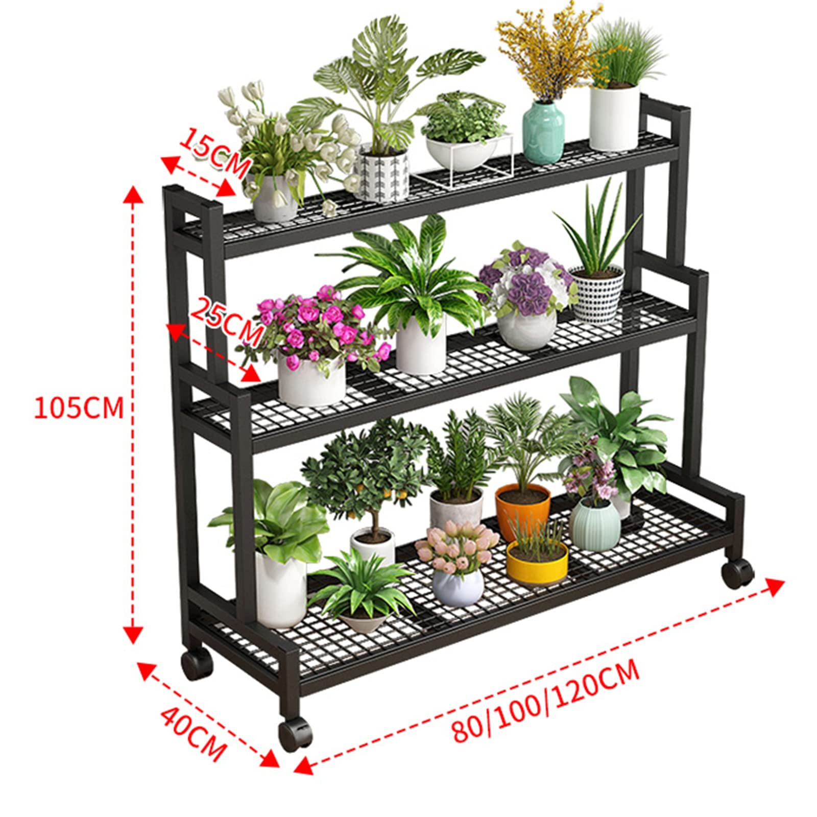Furinno Celuka - Soporte De 3 Niveles Para Plantas De Interior Y Exterior Estante De Esquina Para Multiples Plantas Blancoblanco Virgen