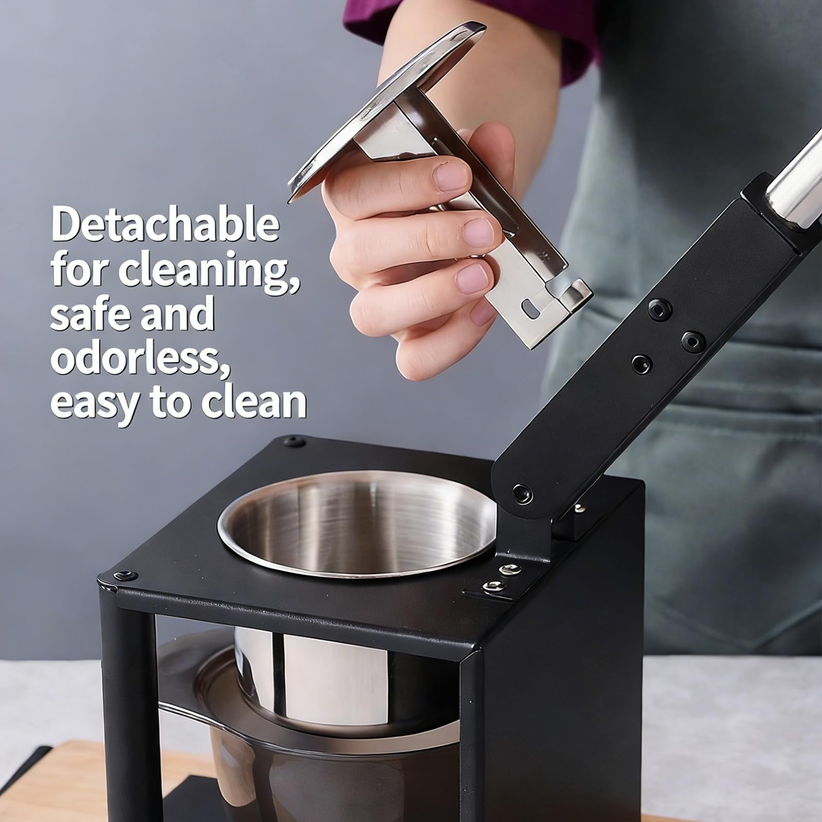 Ergonomischer Mehrzweck Entsafter, der schnell mehr Flüssigkeit extrahiert Kartoffelstampfer Funktion Ergonomischer Mehrzweck Entsafter, der schnell mehr Flüssigkeit extrahiert Kartoffelstampfer