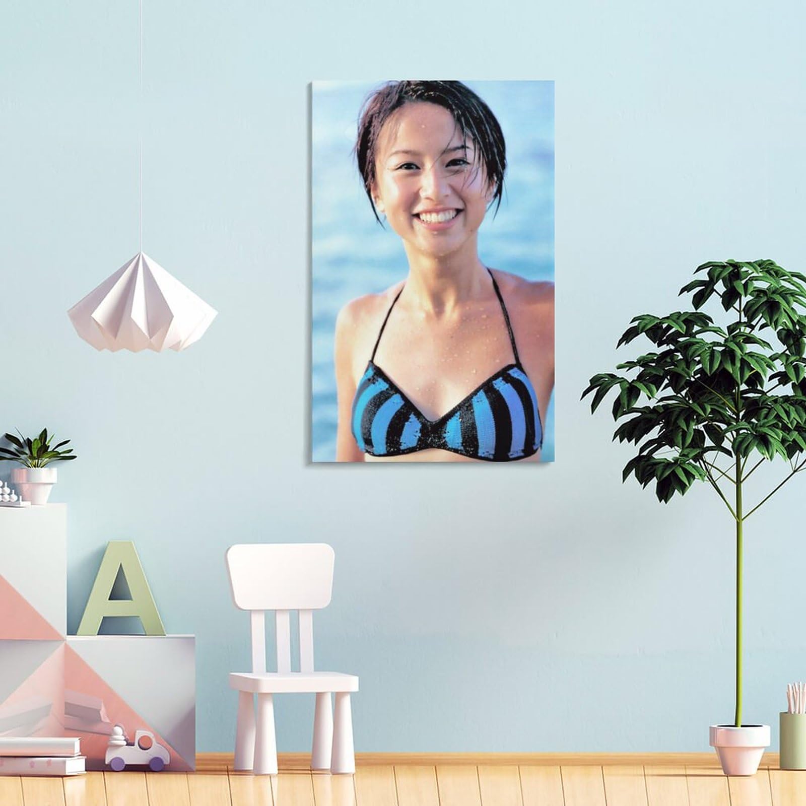 Amazon.co.jp: 鈴木亜美写真ビキニポスター壁の絵 アートパネル