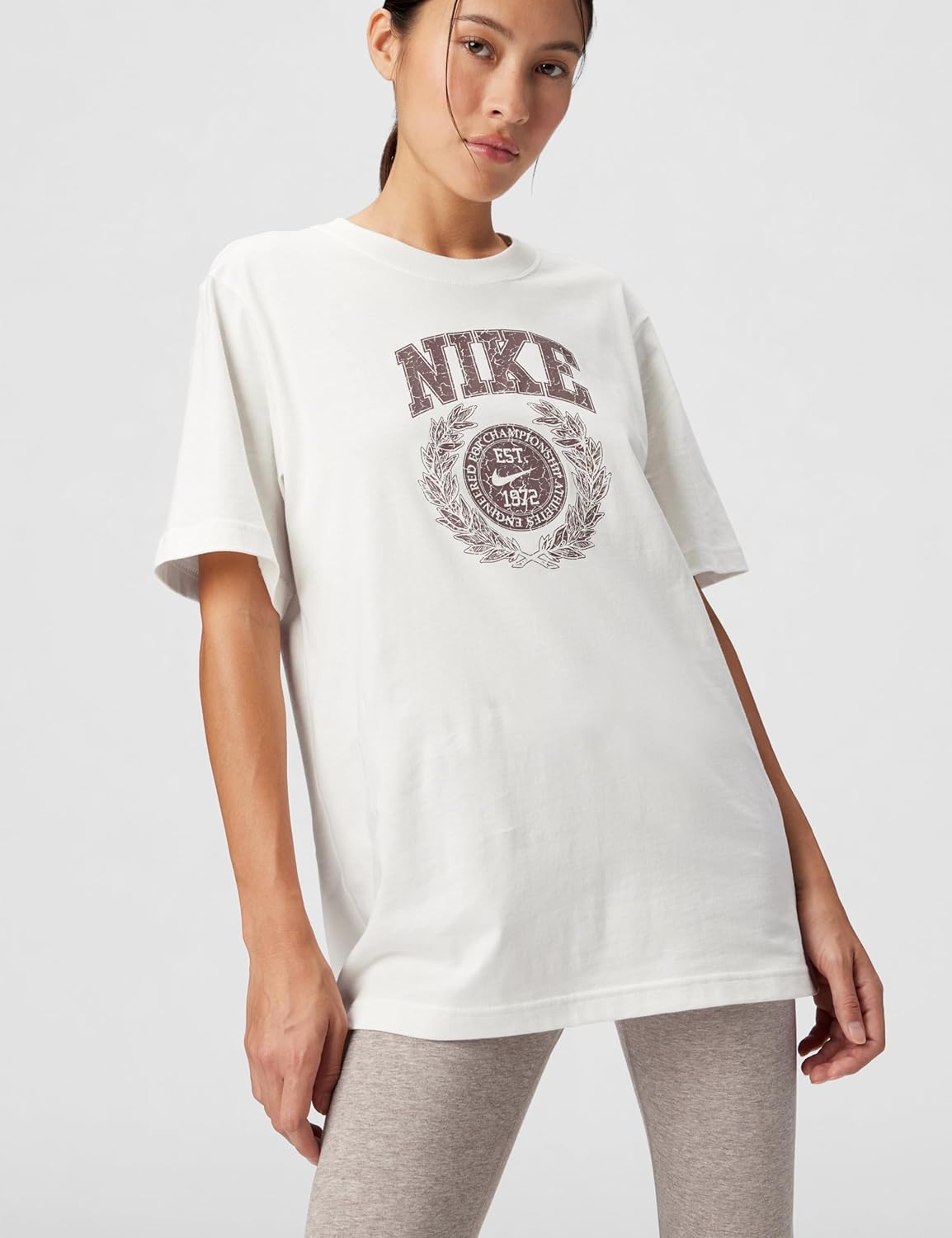 Nike Womens Sportswear Club Essentials T-Shirt (Est. 1972) - Image 5