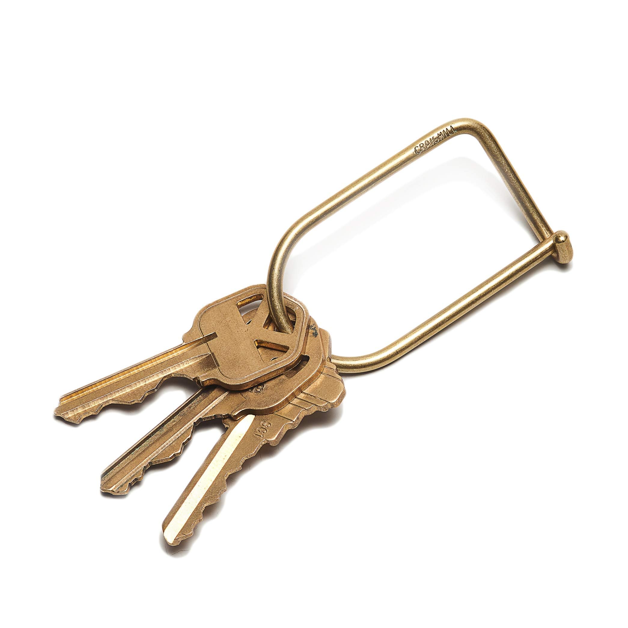 Craighill Wilson Keyring - 2” Minimalist Carabiner Clip, Keychain for Car Keys