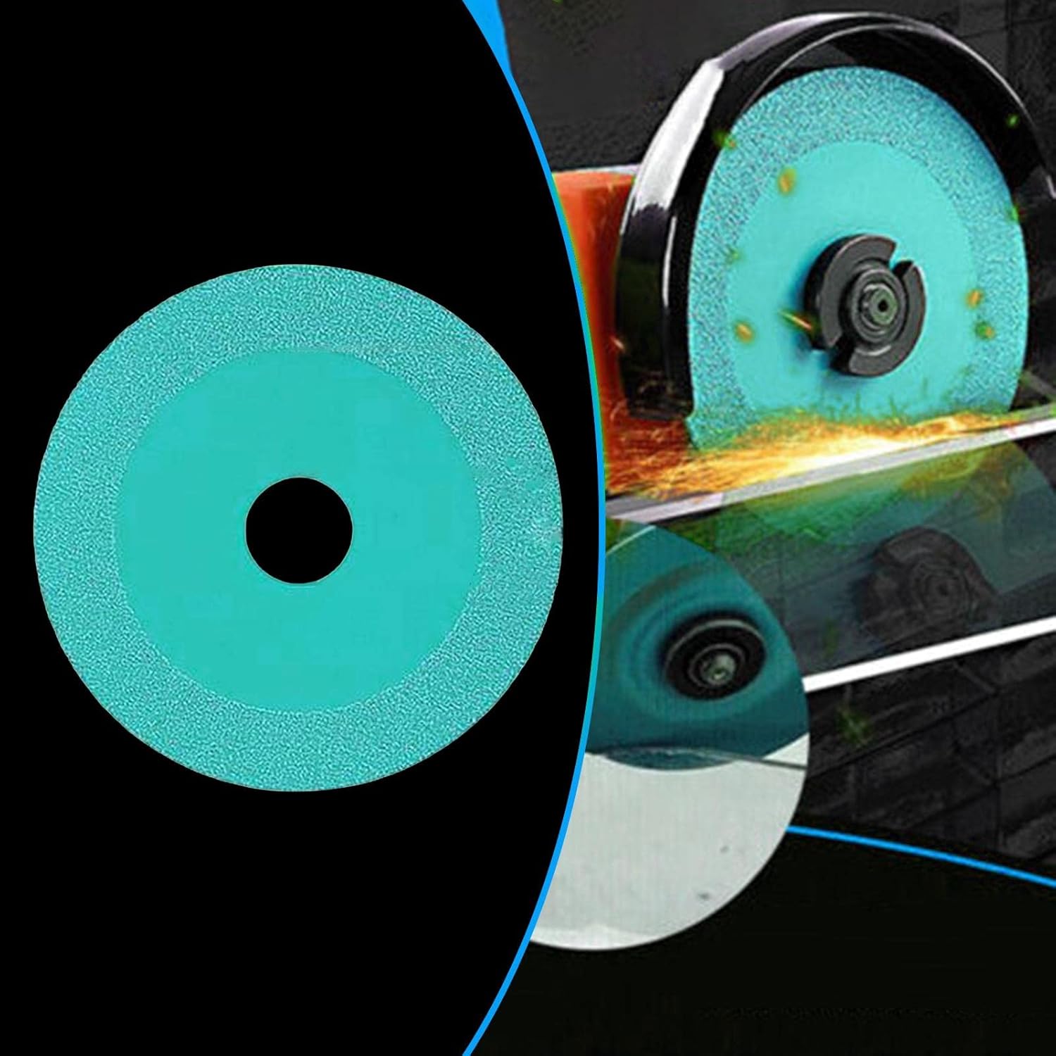 Cutting Disc Wheel Rotary Tool Accessories for Grinding Granite Porcelain Blue