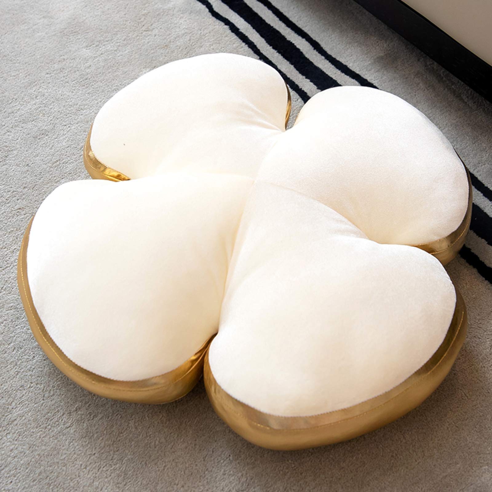 Coussin de siège trèfle 4 feuilles pour sol dur et fatigué