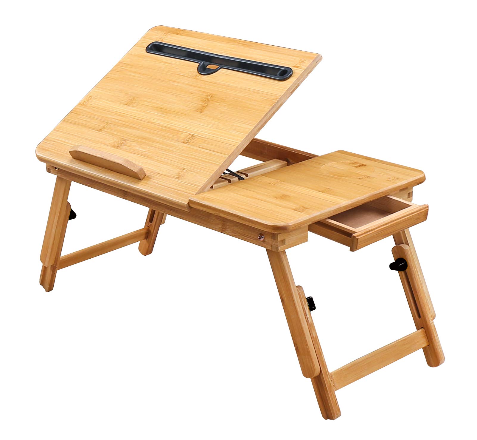 Buy Laptop Desk with Folding Legs for Bed and Sofa,as Breakfast Serving