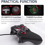 V108-Red V-one Wired USB Gaming Controller Gamepad Joystick for PC (Windows XP/7/8/10) & Steam & Android & PS3 - [Red]