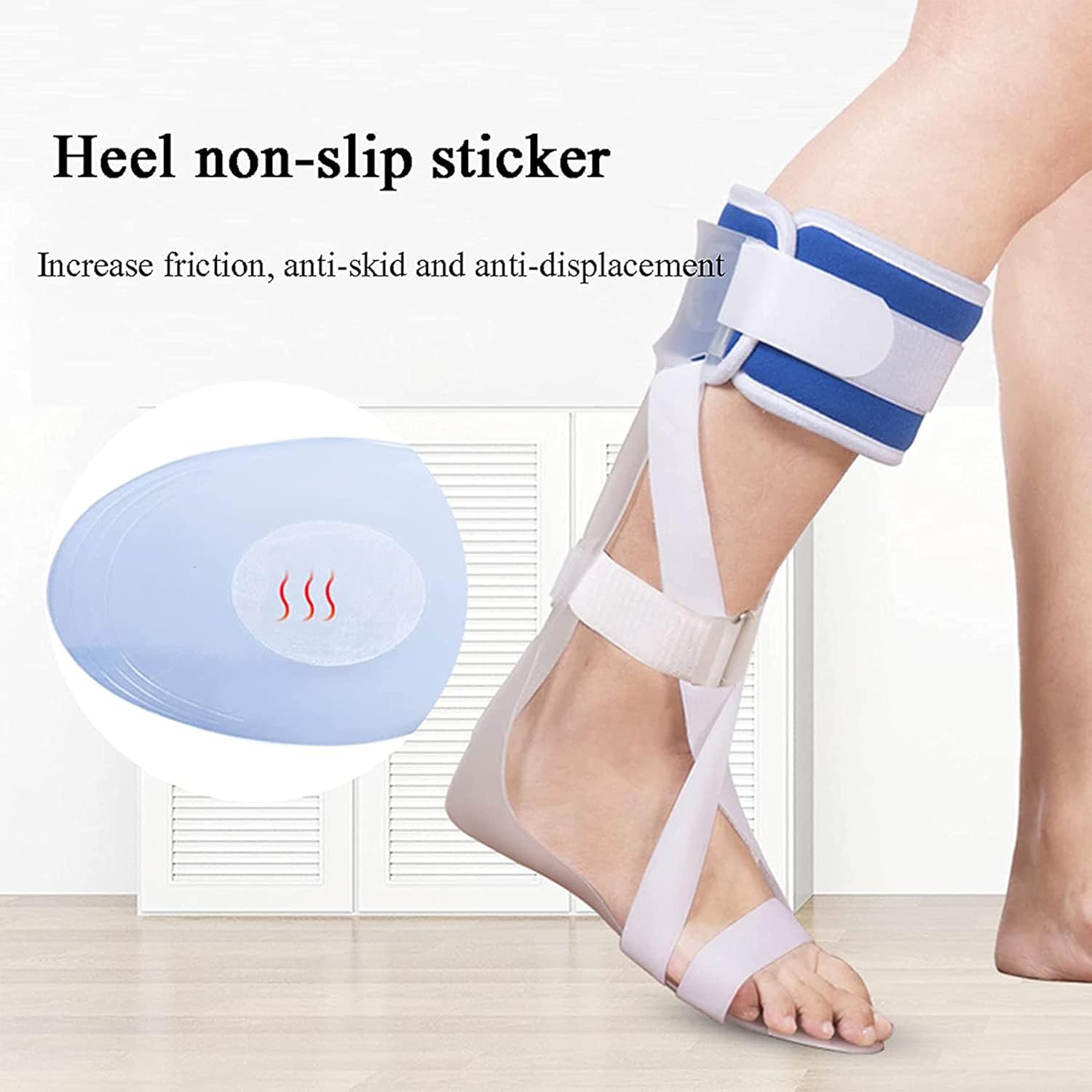 Foot Drop Orthosis Ankle-Foot Orthosis Foot Drop Support Brace Padded Drop Foot Brace Ankle Foot Support Foot Drop Stroke Achilles Tendon Injury Keeping Foot Straight Right Angle,Left,Small