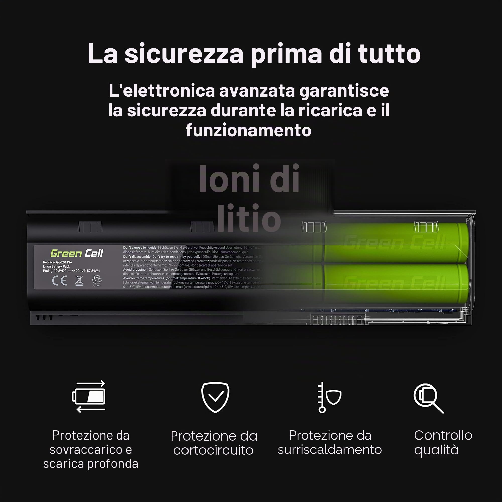 Green Cell FRR0G FRROG RFJMW 7FF1K J79X4 K4CP5 KFHT8 Batteria per Dell Latitude E6220 E6230 E6320 E6330 E6120 Portatile