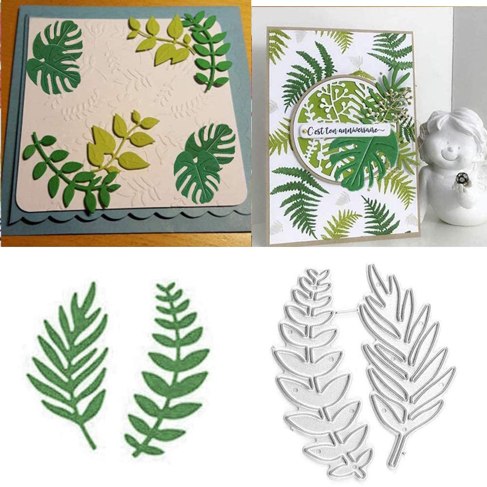 zmigrapddn Fustelle Stencil,Modello Multistrato di Fiori Taglio Muore Modello per Creazione Carte Scrapbook Album Carta Artigianale,Metallo