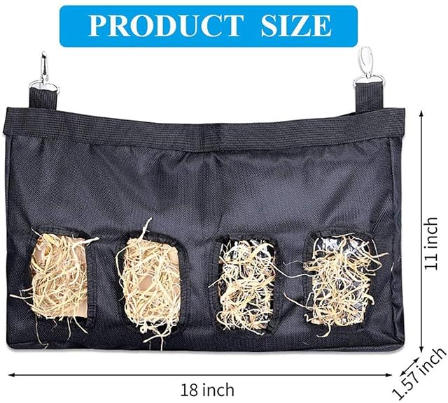 Foto 2 de 6 de Namvo Bolsa de comedero de heno de Conejo, Almacenamiento de Alimentos de Conejo