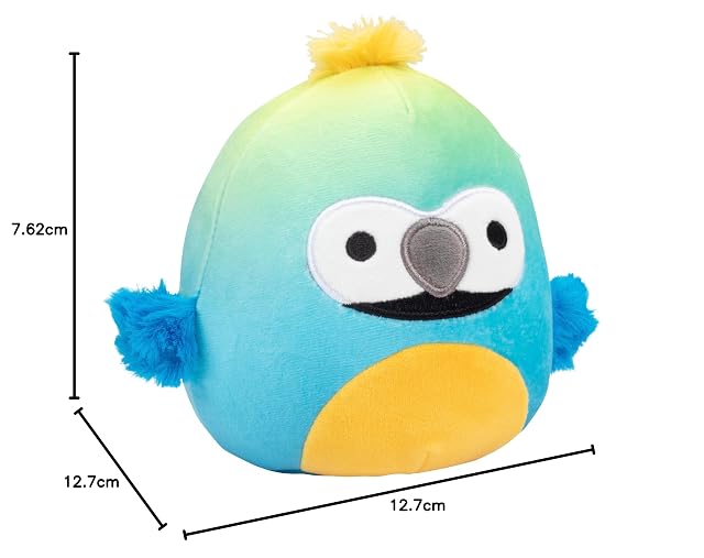 Foto 6 de 6 de Squishmallows Original Baptise The Guacamayo - Peluche oficial de Jazwares de 5 pulgadas