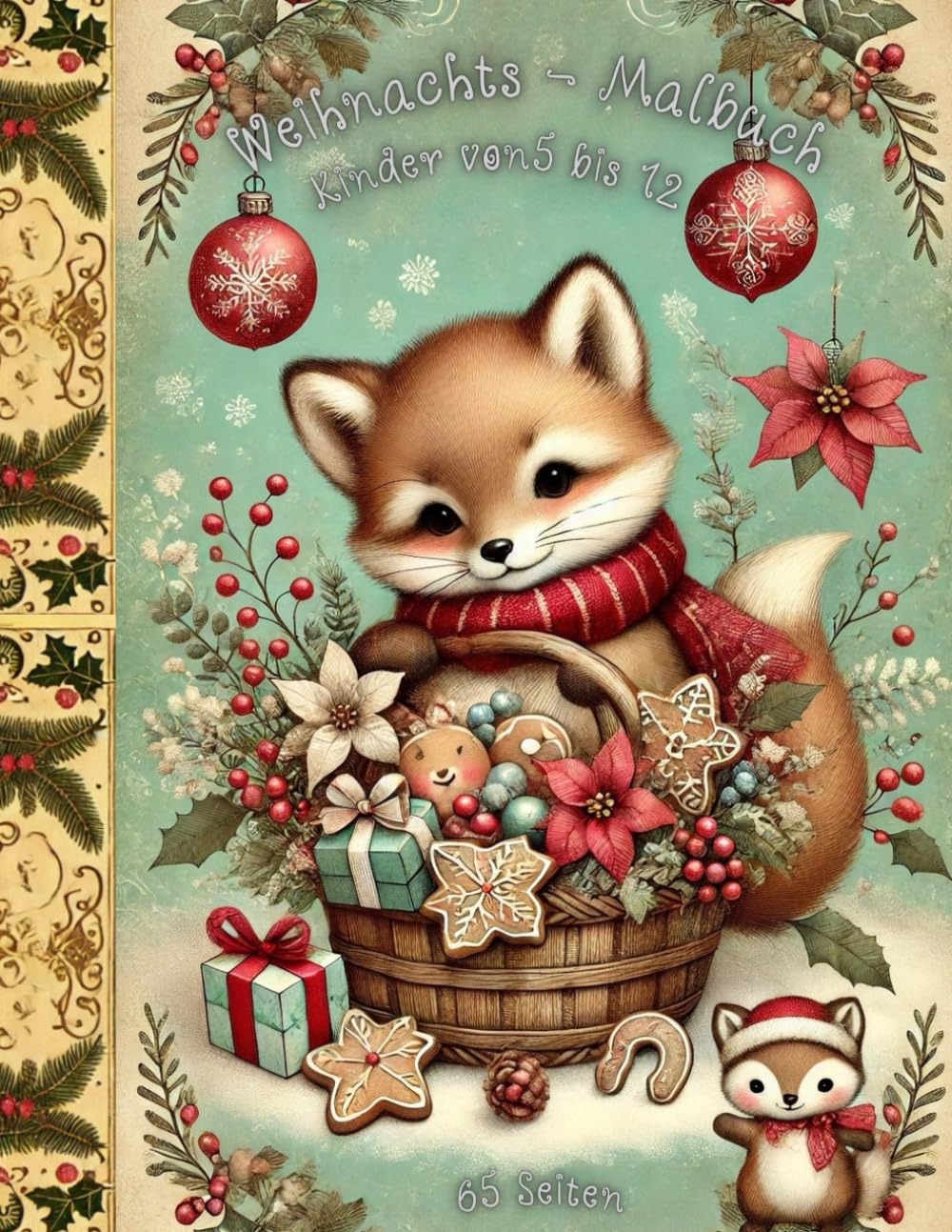 Weihnachtsmalbuch: Für Kinder von 5 bis 12 Jahren (Malbücher)