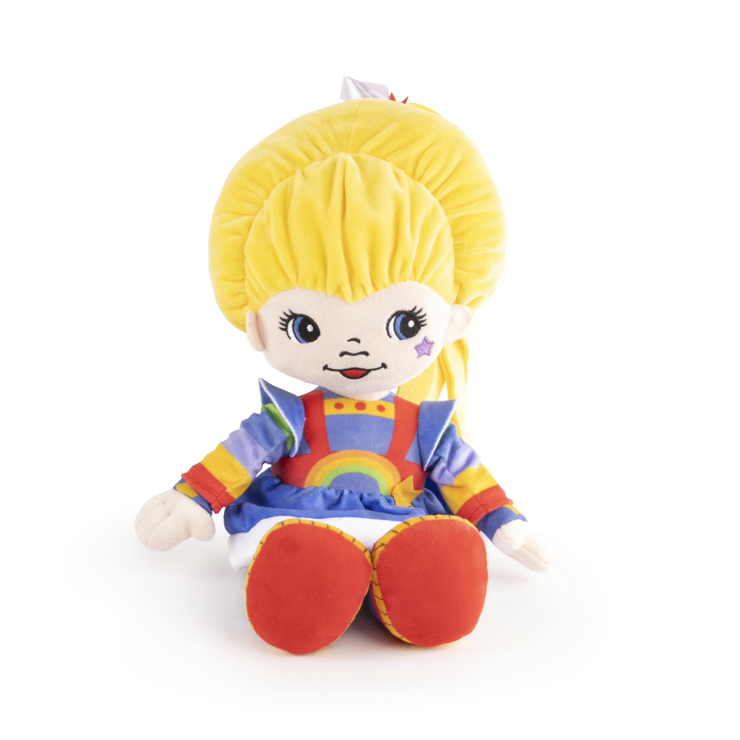 Rainbow Brite Plush Pillow Buddy - Super Soft Stuffed Character Pillow, Polyester Microfiber, 17 Inches