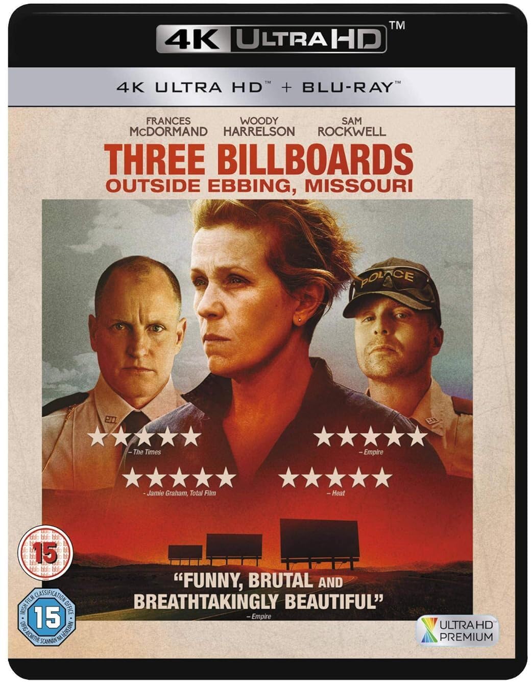 Three Billboards Outside Ebbing, Missouri [4K Ultra-HD + Blu-Ray] [2018]