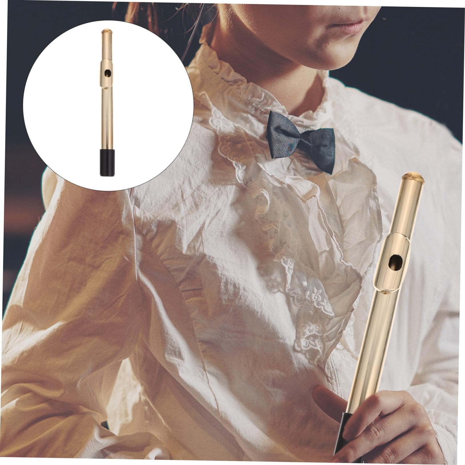 SUPVOX Professional Metal Flute Headjoint for Flute Easy to Play Smooth Surface for Musicians Seeking Precision and Clarity Sound