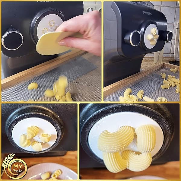 MY PASTA - Elbow Sugo – Pâtisserie pour biscuits de Noël – Accessoires pour machine à pâtes compatible avec la machine à pâtes Avance Matrices à pâtes pour faire maison - 5