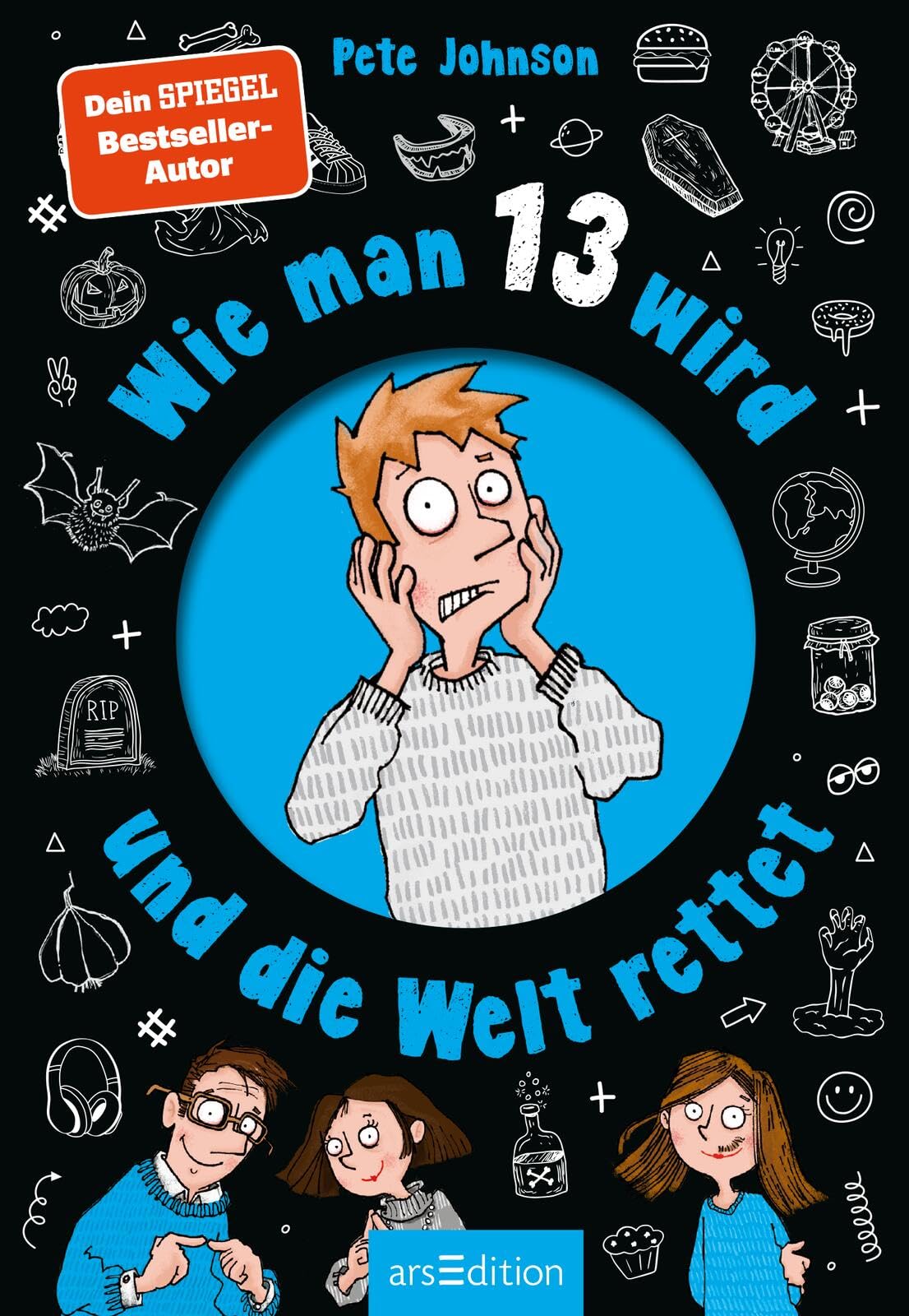 Display "Wie man 13 wird": Mit 4 x 5 Ex.