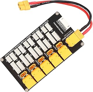 XT30 XT60 Plug Parallel Charging Board for IMAX B6 Charger - Multiple Lithium Batteries at Same Time, Support 2 to 6S Batteries, Compatible with Various Chargers