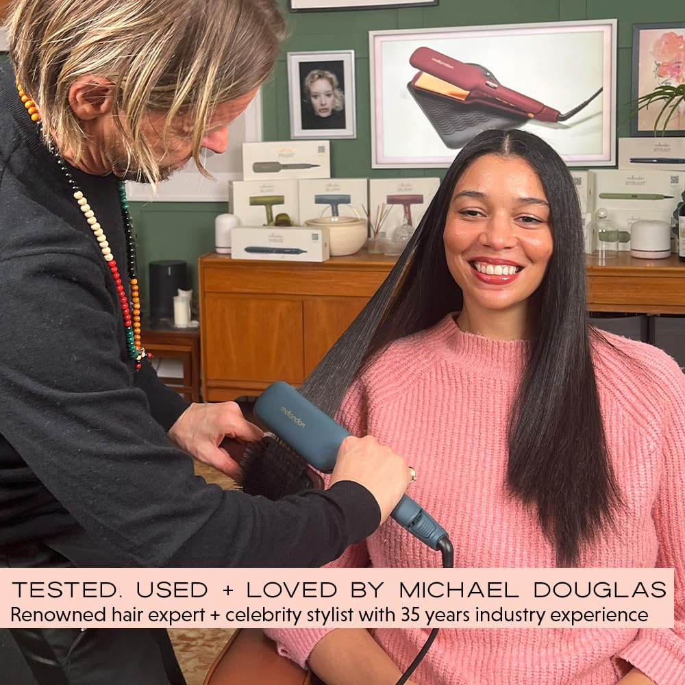 mdlondon PHAT Extra Wide Hair Straighteners, Smooths Long or Thick Hair Fast, 11 Heat Settings, Ceramic Tourmaline Plates - Image 3