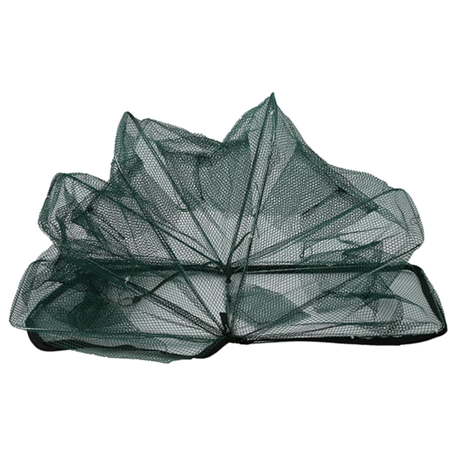 Red de Trampas para Cebo de Pesca, 6/12 Agujeros Red de Pesca Automática Jaula para Camarones Nylon Plegable Trampa para Cebo de Pesca Cangrejo Trampa para Peces Accesorios