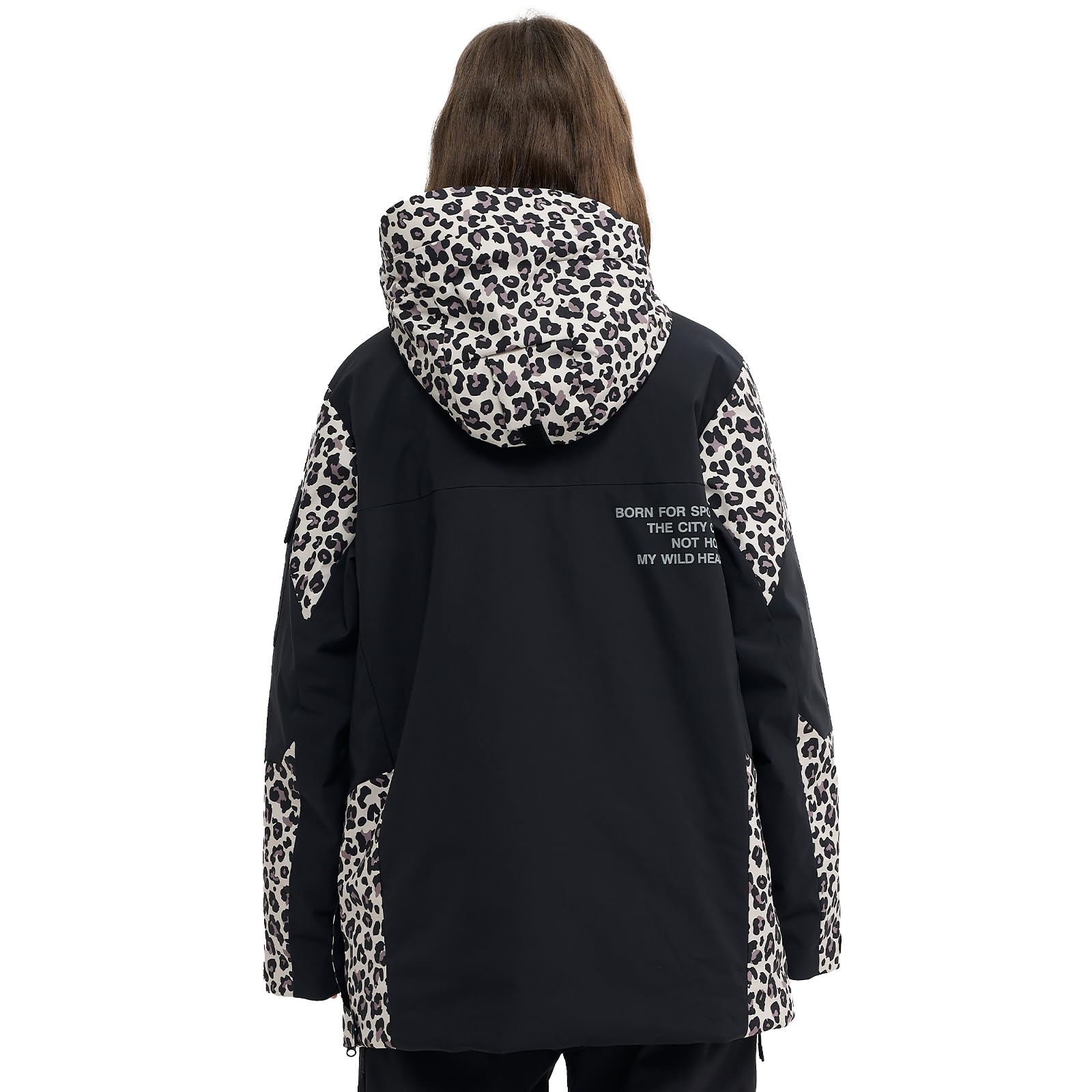 Skijacke Snowboard Anorak Mantel Pullover Baggy Snow Hooded Insulated Hoodie Wasserdicht Warm für Damen Herren