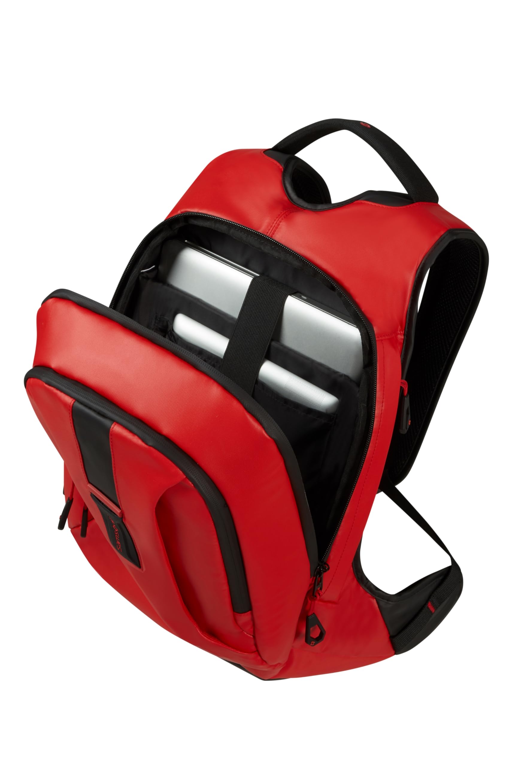 Samsonite Paradiver Light Mochila para ordenador portátil L+, 15,6", 48 cm, 24 l, rojo (Flame Red)