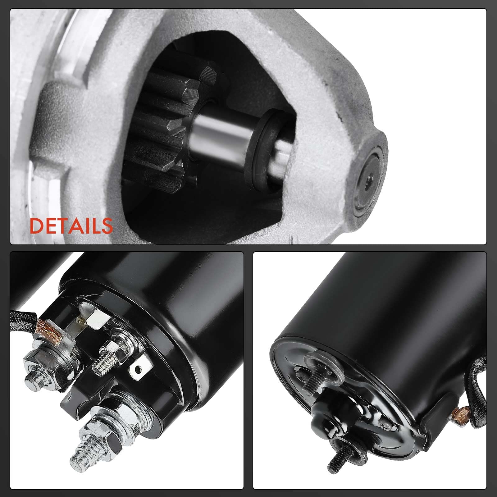 Frankberg Motor de arranque para automóvil Gasolina 1,7 KW/12 V/9 dientes Compatible con Serie 7 E38 Z8 R.o.a.d.s.t.e.r E52 Serie 5 E39 Serie 7 E32 Serie 7 E38 Replace# 12411729981