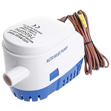 XMSound 12V Automatic Submersible Bilge Boat Yacht Water Pump 760 GPH Built-in Auto Float Switch