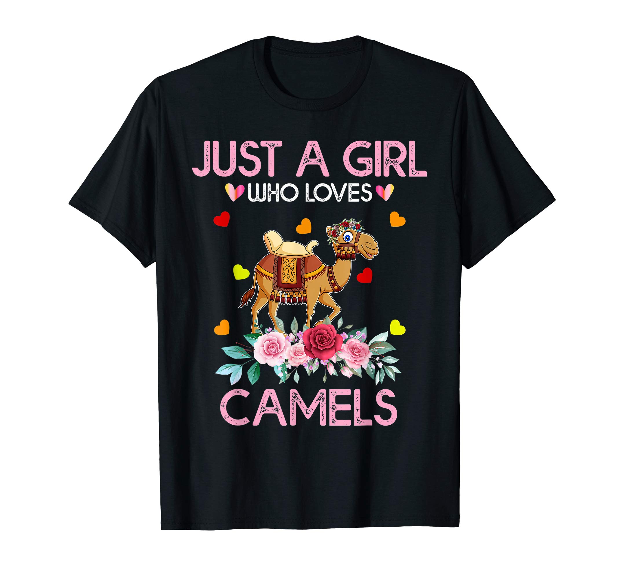 Just A Girl Who Loves Camels Tee GiftsCamel Animal Lover Women Gift Just A Girl Who Loves Camels T-Shirt