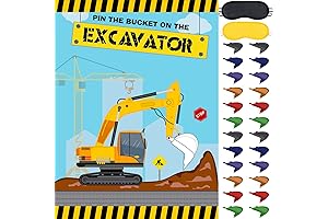 Nursery Rhyme Party Time: Pin The Bucket on The Excavator