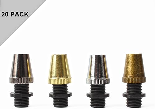 Miniatura 2 de 20 unidades de cable de metal retro, conector de iluminación colgante, cable roscado de aluminio para iluminación hecha a mano, lámparas, colgantes