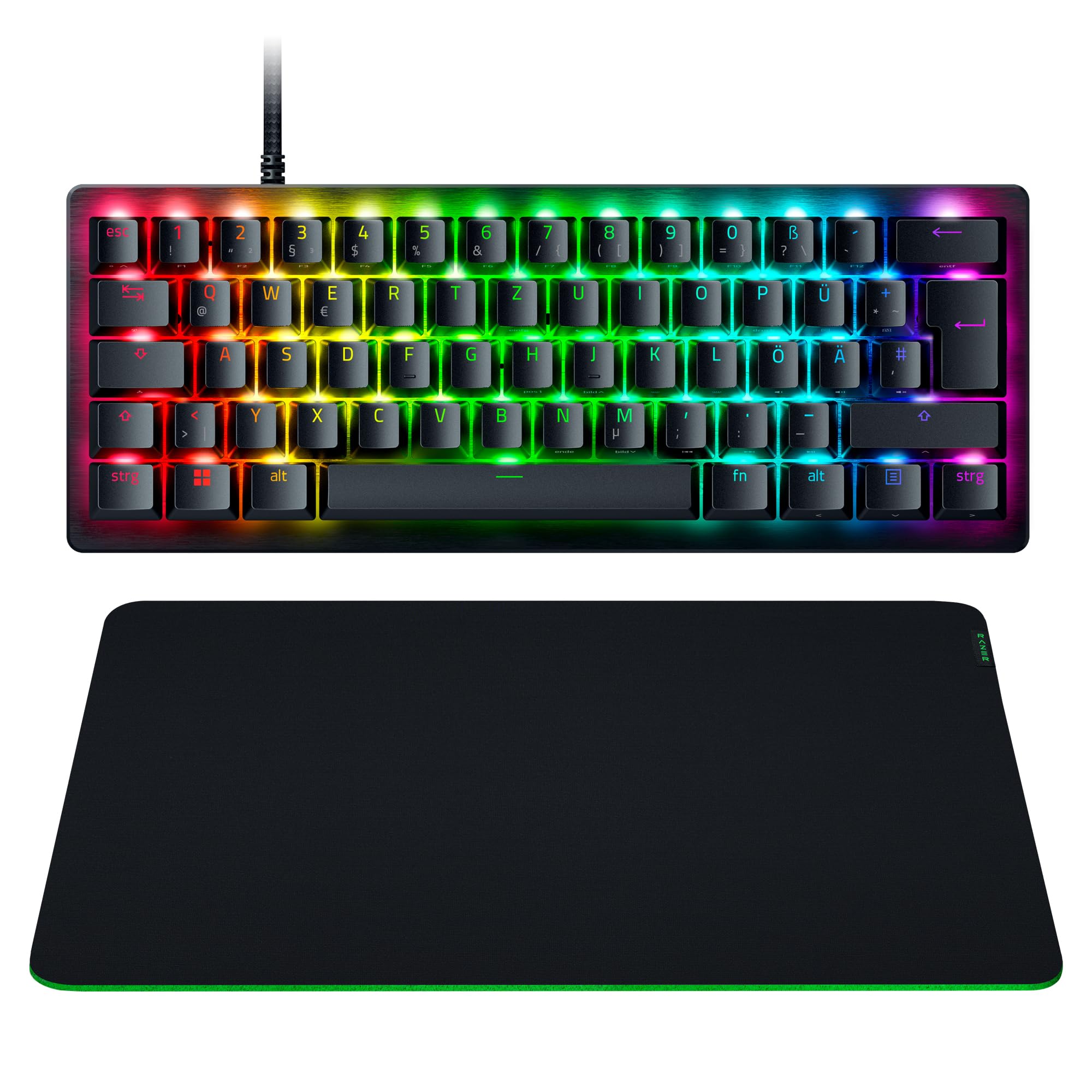 Razer Huntsman V3 Pro Mini - German Layout + Gigantus V2 Large