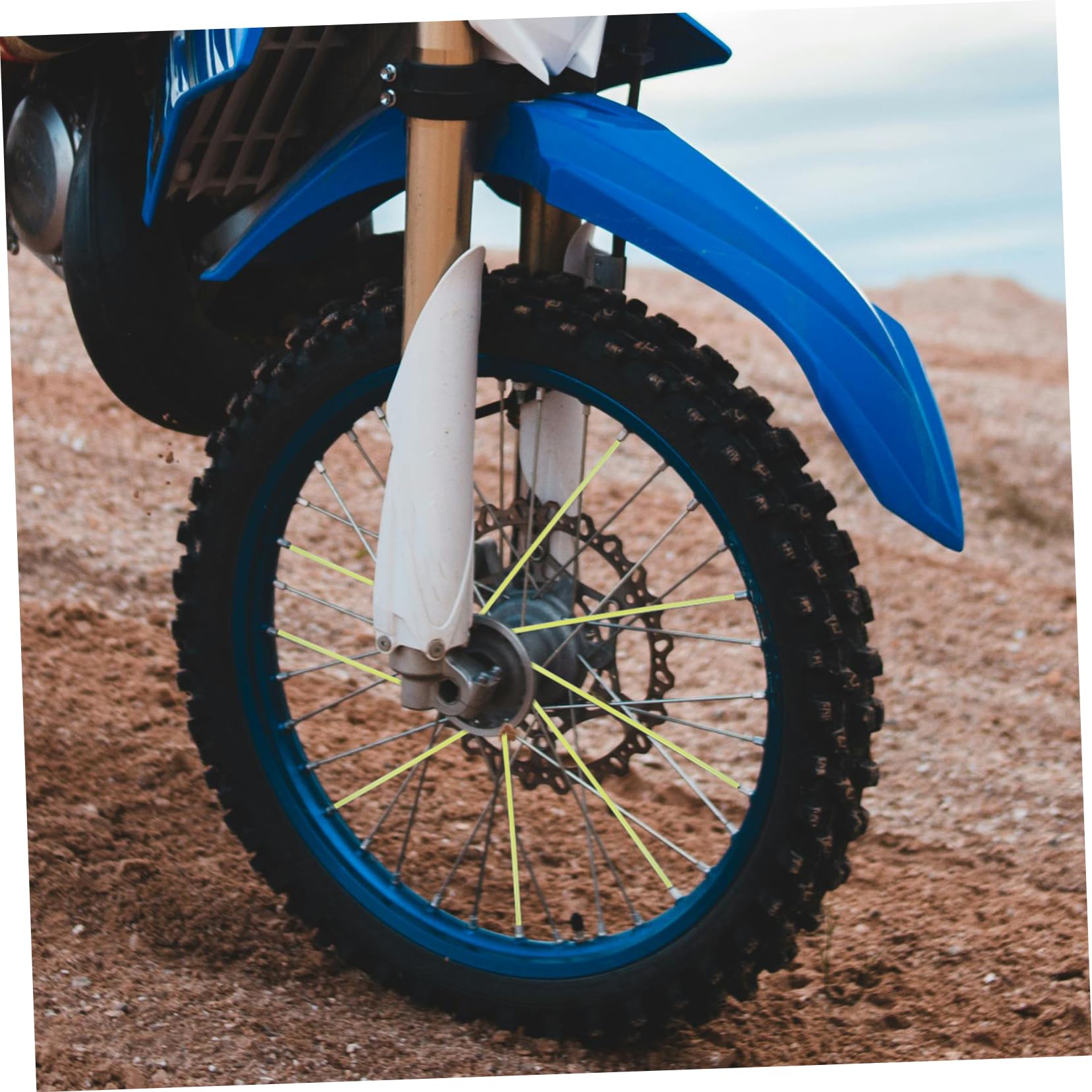 GAROZATION Bike Spoke Coatings Rim Cover Motorcycle Spoke for Mountain Bikes Lightweight Secure Fit