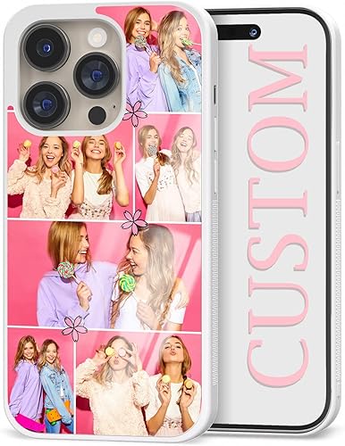 Miniatura 8 de Carcasas para teléfono con fotos personalizadas, collage de fotos para mujer, funda estética para iPhone 11, 12, 13, 14, 15 Pro Max Plus Mini, para