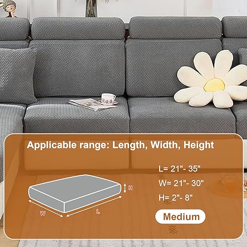 Miniatura 7 de Fundas de cojín para sofá, fundas para sofá modular, fundas elásticas para sofá en forma de L y asientos modulares, protector de muebles apto para