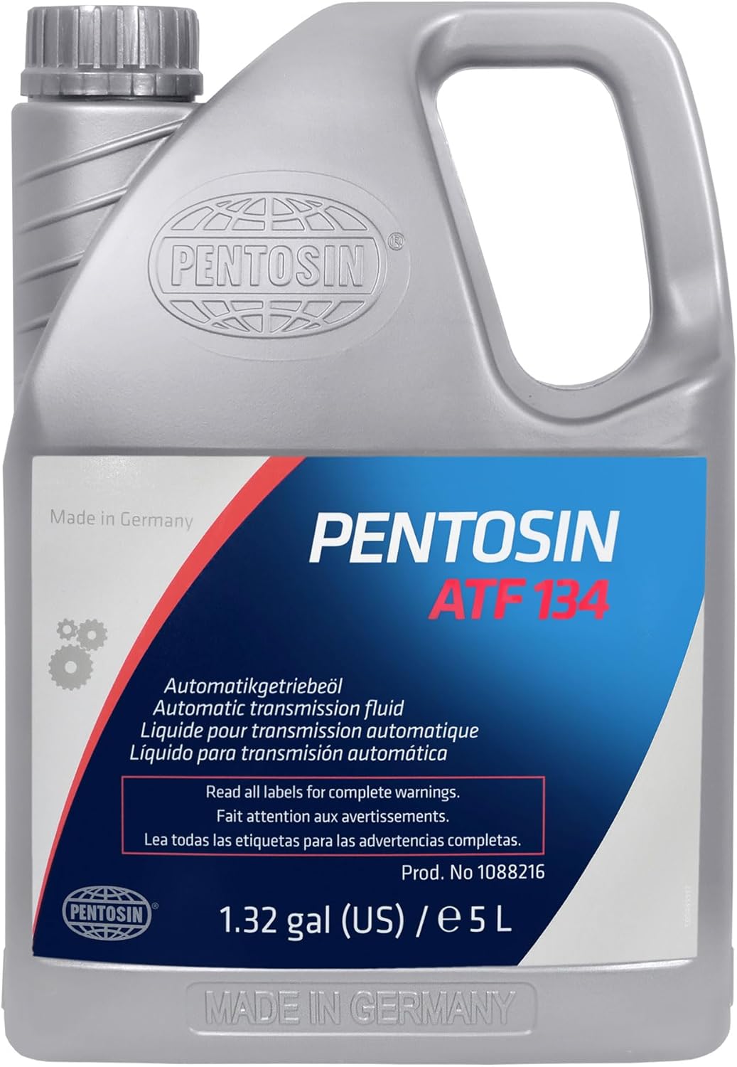 Pentosin 1088117 ATF 134 Ultra High-Performance Automatic Transmission Fluid - Compatible with Select Mercedes-Benz Vehicles with 5 and 7 Speed Automatic Transmissions; Red; 5 Liter