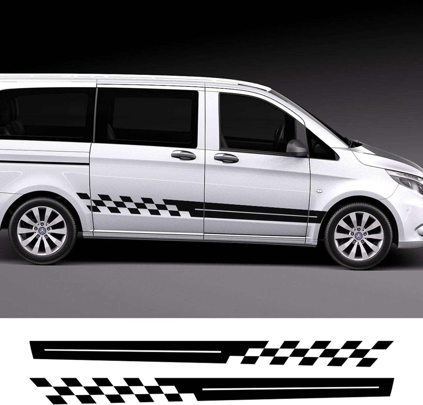 Car Side Stickers,for Mercedes Sprinter Benz Vito V Class Berlingo Fiat Ducato Renault Automobiles Tuning Stickers