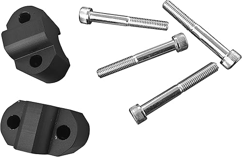 Miniatura 3 de VRS650 | Elevadores para Manillar de Kawasaki Versys 650 Motocicleta - 0.984 in arriba - Negro