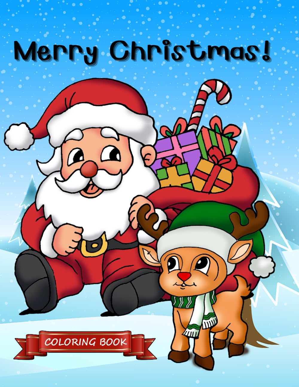 Merry Christmas Santa Coloring Book