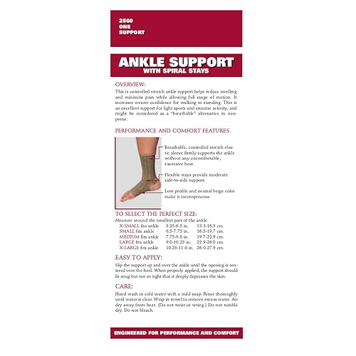 Miniatura 5 de OTC Tobillera, estancias en espiral, tejido elástico, talla S