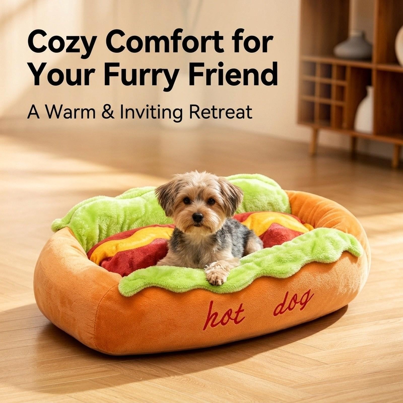 Letto per Cani Cuccia Cane Cuscino Morbido Tappetino Animali con Copri Letto Rimovibile Lavabile Fondo Antiscivolo Peluche Traspirante Adatto a Gabbie, XL