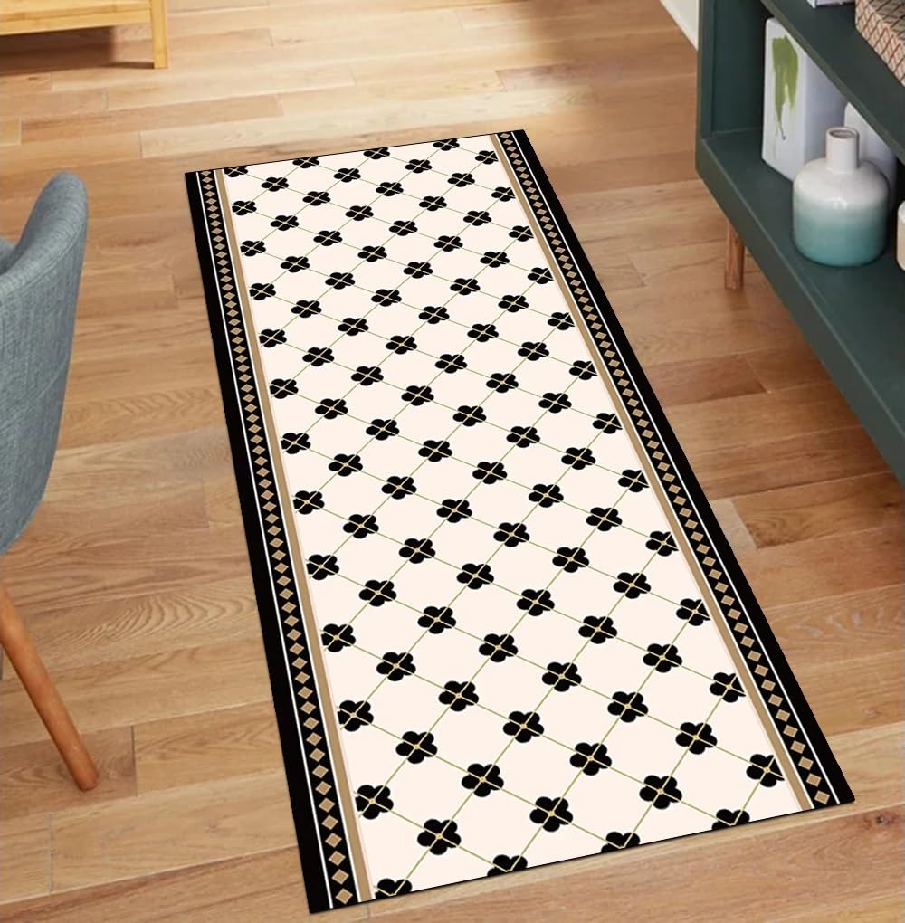 Alfombra de cocina y pasillo beige ideal para dar calidez al salón con su diseño moderno