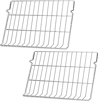 Upgraded MHL63411403 Oven Rack Replacement 24.6 x 16.2 304 Stainless Steel Range Shelf Compatible with LG Stove LDG4313ST LREL6323S Replaces MHL63411401 MHL63411402 MHL62112101, 2 Pack