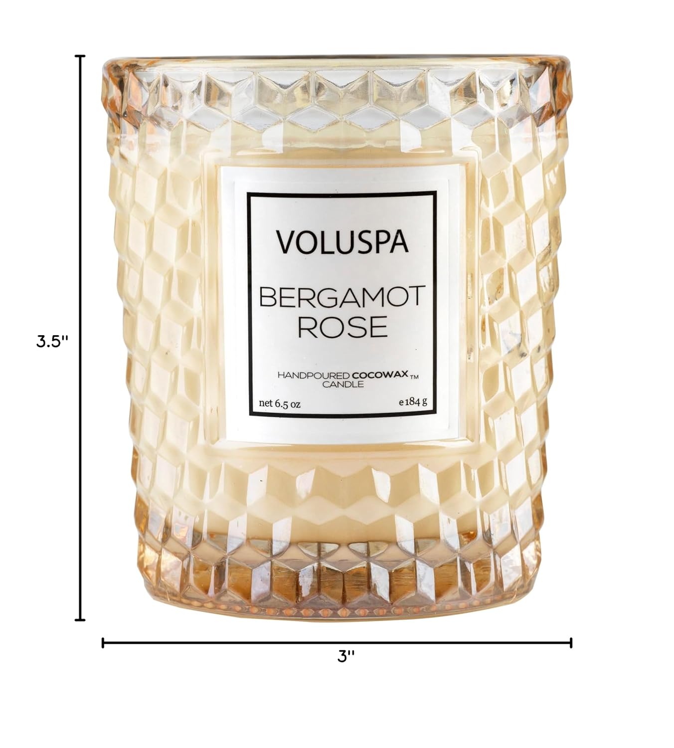 Voluspa Bergamot Rose, Classic Candle Jar, 6.5 oz, 40 Hour Burn Time, Coconut Wax for Clean Burning, Handcrafted in The USA - Image 9