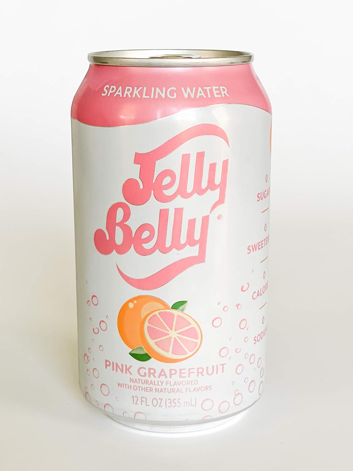 Jelly Belly Sparkling Water Pink Grapefruit 8/12 oz