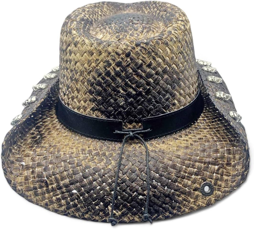 Peter Grimm Ltd Unisex Gotham Straw Cowboy Hat One Size