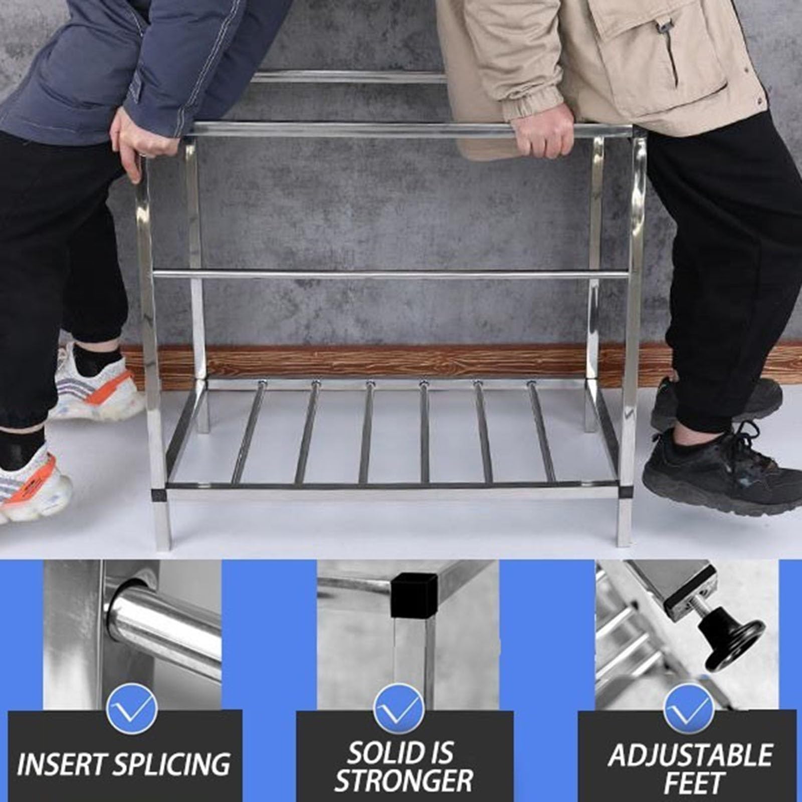 Lavello multiuso in acciaio inox con rubinetto, lavabo autoportante per esterni per giardino, uso commerciale, 1 scomparto con gocciolatoio, perfetto per piccoli ristoranti