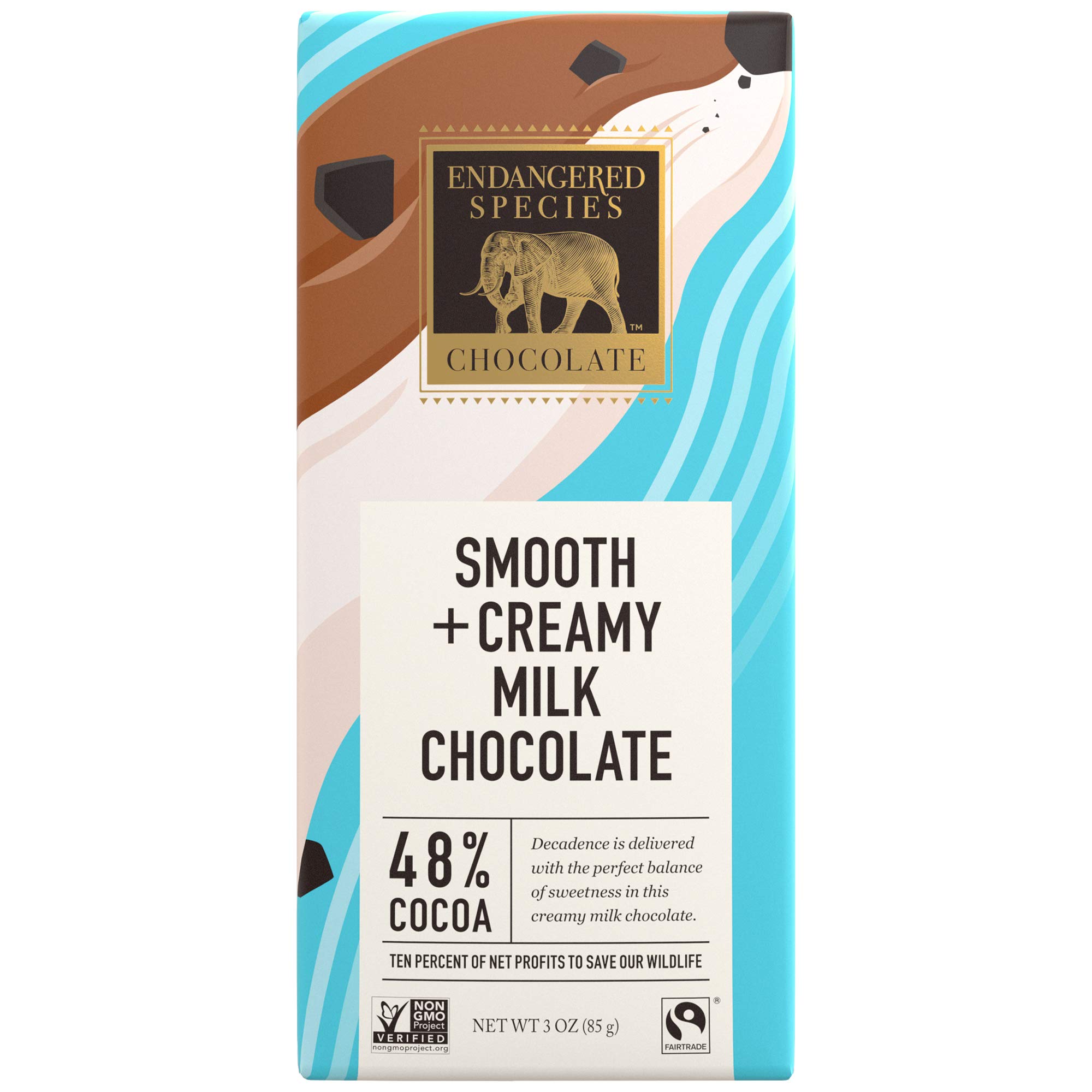 Endangered SpeciesMilk Chocolate Bars Box 48% Cocoa 12